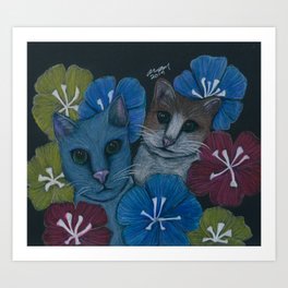 Toby and Dusty Art Print