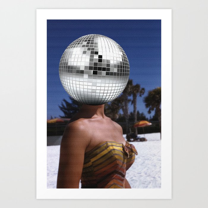 Disco summer Art Print