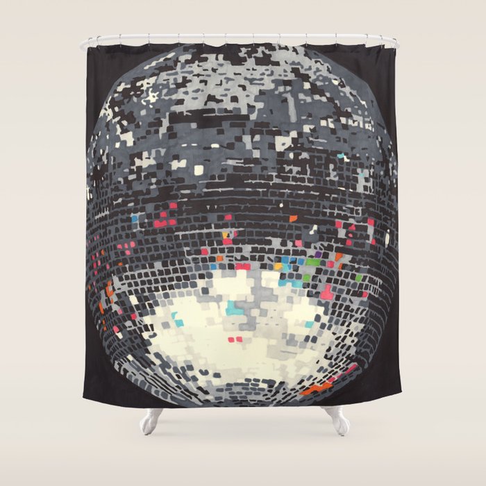 Disco Shower Curtain by HOLLIS BROWN THORNTON Society6