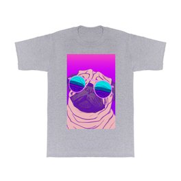 Vaporwave Pug T Shirt