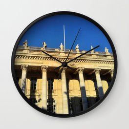 Grand théâtre de Bordeaux 8- The muses 2 Wall Clock