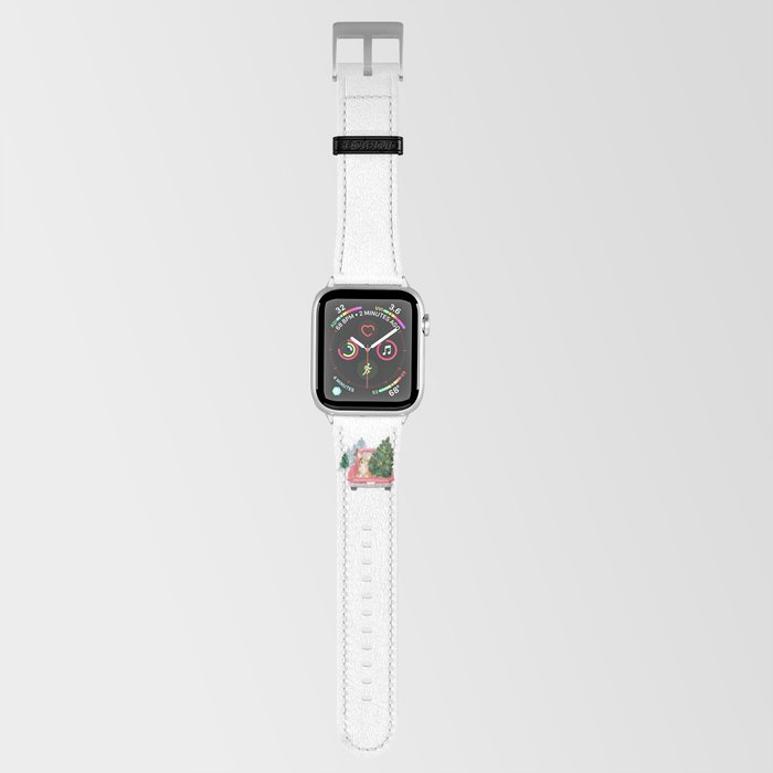 Driving Home For Christmas Corgi On Red Xmas Car Apple Watch