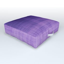 Ultra Violet Purple Linen Ombre Textile Grunge Woven Cotton Gradient Texture Lavender Lilac Pattern Outdoor Floor Cushion