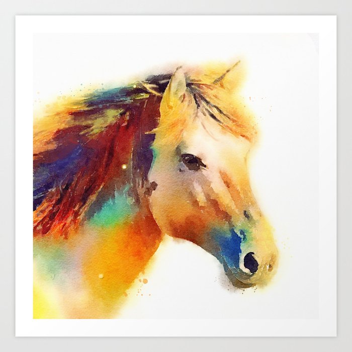 The Spirited - Horse Art Print