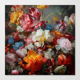 Renesance Flowers  Canvas Print
