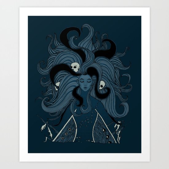 She's a Cruel & Fickle Mistress Art Print