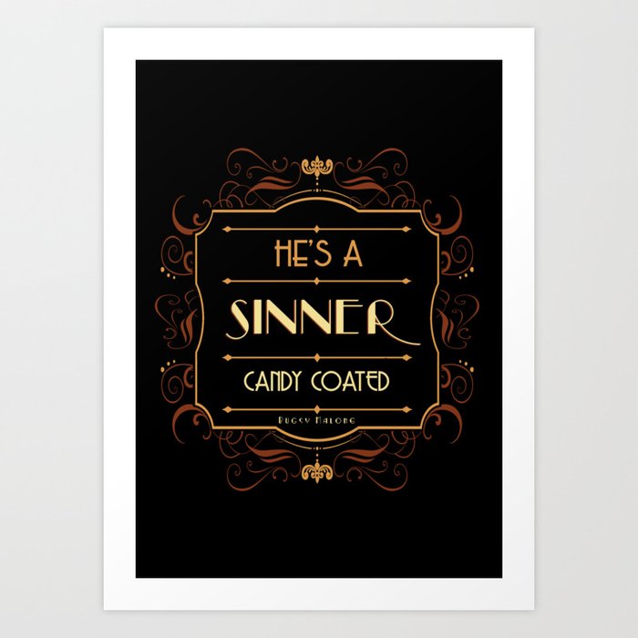 Bugsy - The Candy Coated Sinner Art Print