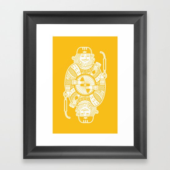 King of the road Framed Art Print