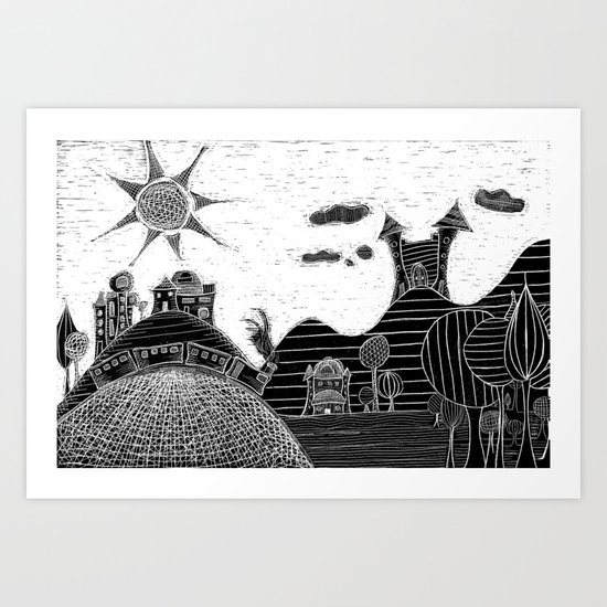 castle bubu Art Print