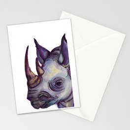 Rhino Blues Stationery Cards