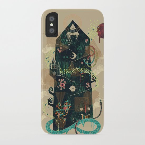 The Ominous and Ghastly Mont Noir iPhone Case