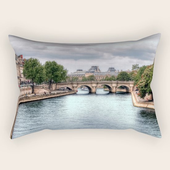 La Seine Rectangular Pillow