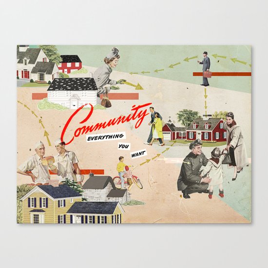 Community Canvas Print