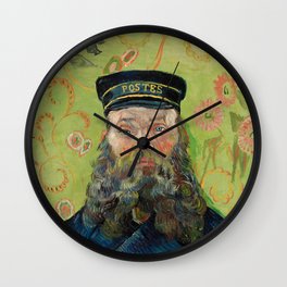 The Postman by Vincent van Gogh Wall Clock