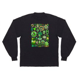 The Mean Green Nostalgia Machine Long Sleeve T Shirt