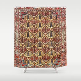 Heriz Azerbaijan Northwest Persian Silk Rug Print Shower Curtain