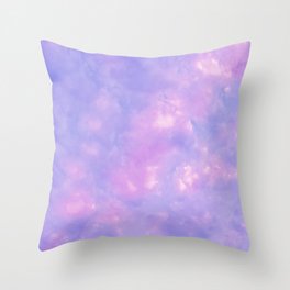 Purple Sky - Clouds Throw Pillow