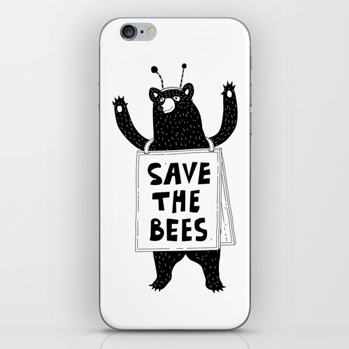 SAVE THE BEES iPhone Skin