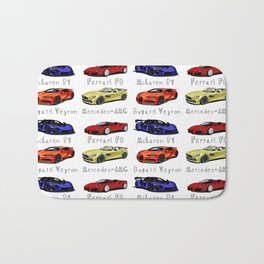 Sports cars BEST SELLER Bath Mat | Baby, Names, Drawing, Men, Collection, Bestseller, Limitedseries, Girls, Quick2Draw, Woman 