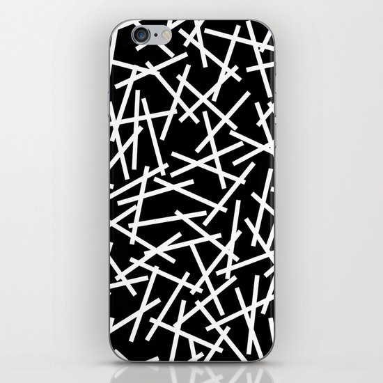 Kerplunk Black and White iPhone & iPod Skin
