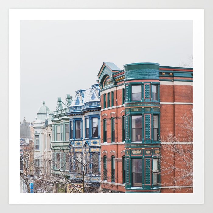 Armitage Avenue Winter - Chicago Photography Art Print