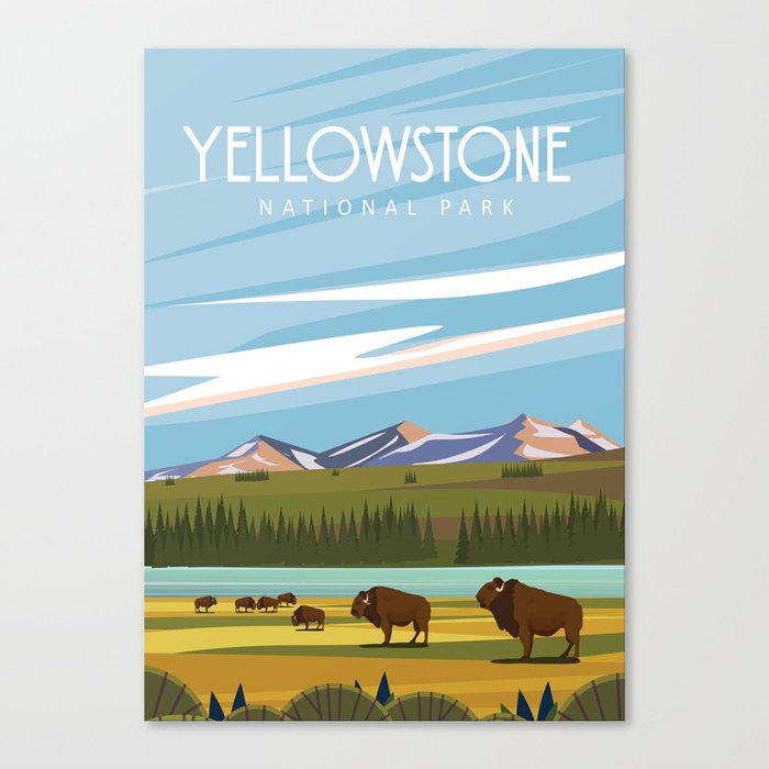 Yellowstone national park2692157.jpg Canvas Print