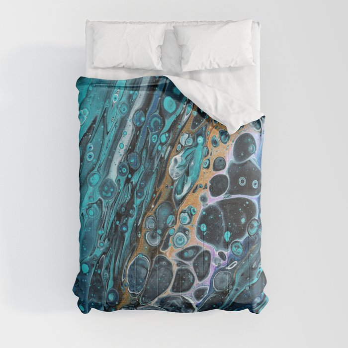 Spaced Out Acrylic Abstract Comforter