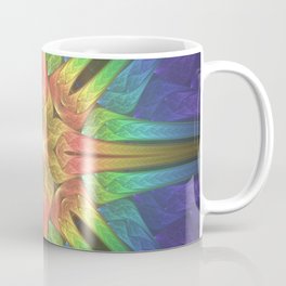 Fractal Rainbow Art  Coffee Mug