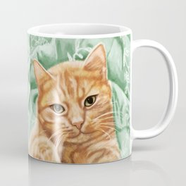Soft and Purry Orange Tabby Cat Coffee Mug