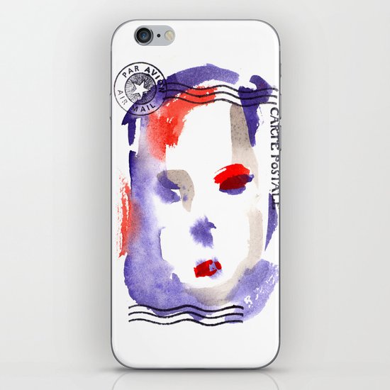 Carte Postale 2 iPhone & iPod Skin