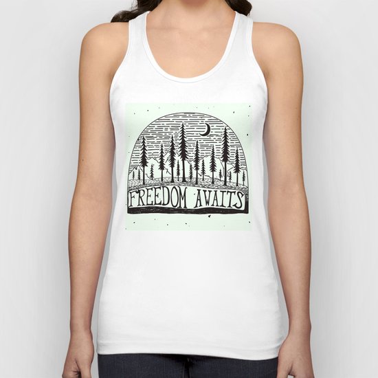 Freedom Awaits Unisex Tank Top