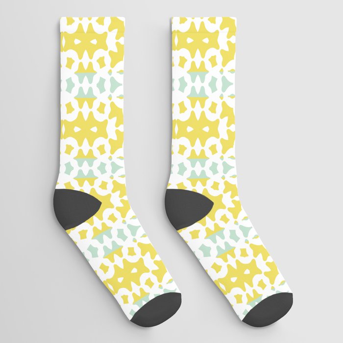 Abstract Fascade Pattern Artwork 02 Color 15 Socks