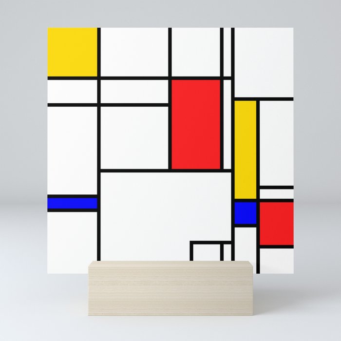Bauhaus geometric #5 Mini Art Print