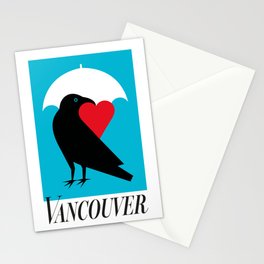 Vancouver's Canuck the Crow Stationery Card