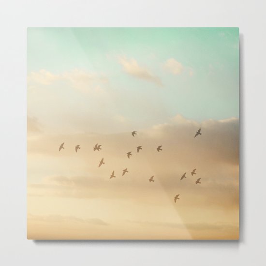 Flock of Seventeen Metal Print