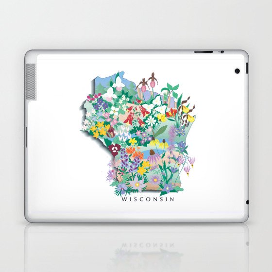 Wisconsin Wildflowers Laptop & iPad Skin
