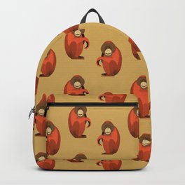 Whimsy Orangutan Backpack | Color, Animal, Kids, Cute, Retro, Nature, Forest, Nursery, Asian, Borneo 