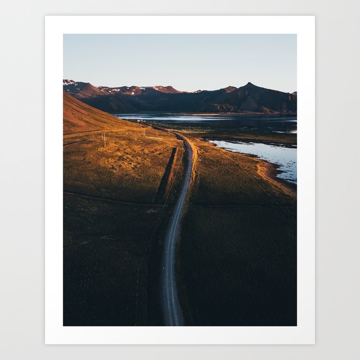 Midnight Sun (Snæfellsnes Peninsula) Art Print