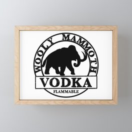 Wooly Mammoth Vodka Framed Mini Art Print