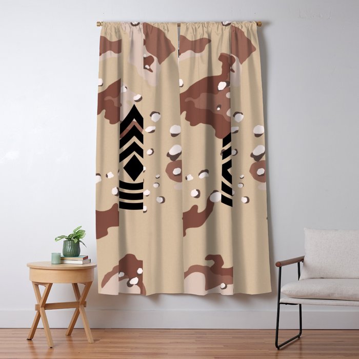 1st Sergeant Desert Camo Blackout Curtain By Jsdavies Society6
