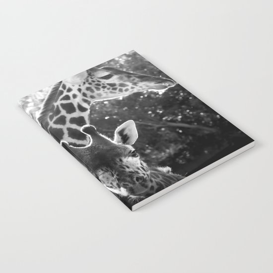 two giraffes Notebook