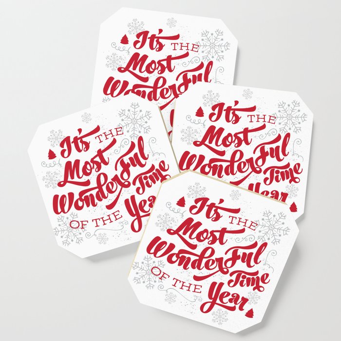 It's the Most Wonderful Time of the Year, Graphic Sign Coaster