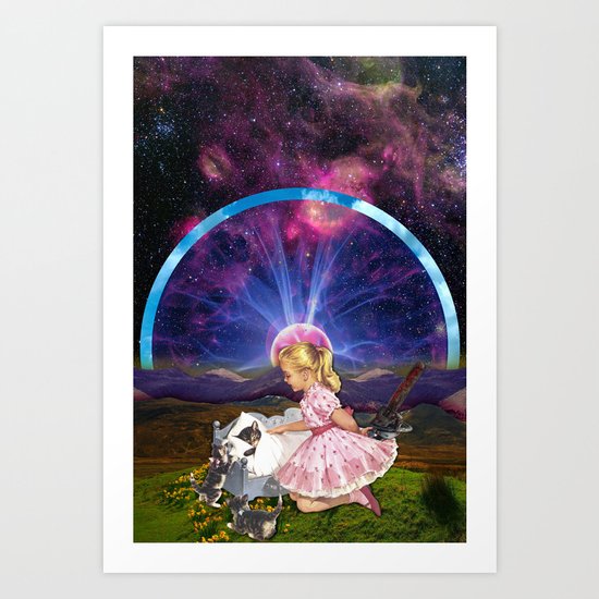 Kitty Litter Art Print