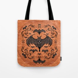 Bats and Filigree - Halloween Tote Bag
