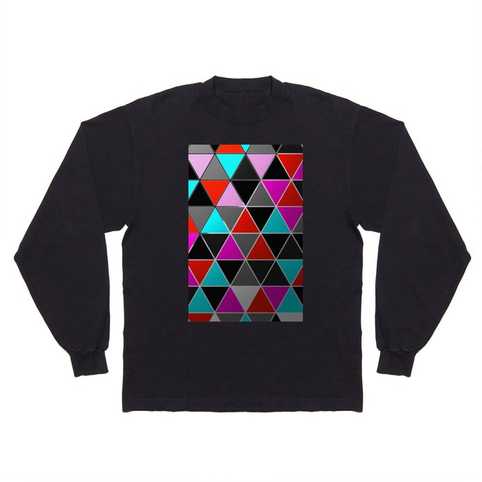 Industrial Triangles Long Sleeve T Shirt