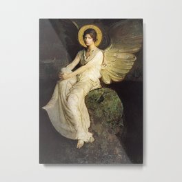 “Angel on Jesus Tomb” by Abbott Handerson Thayer Metal Print