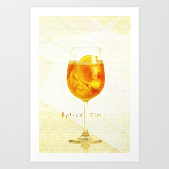 SPRITZ TIME Art Print