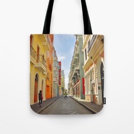 Streets of Old San Juan Tote Bag