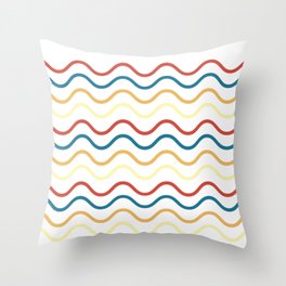 Super Vibe Lines Throw Pillow
