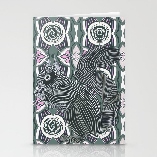 Cute Squirrel Stationery Cards
